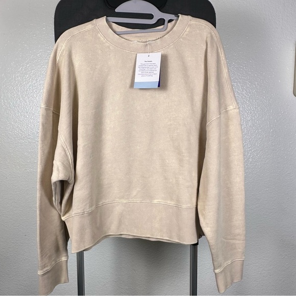 JoyLab | Light Beige Crewneck Top - Picture 1 of 7